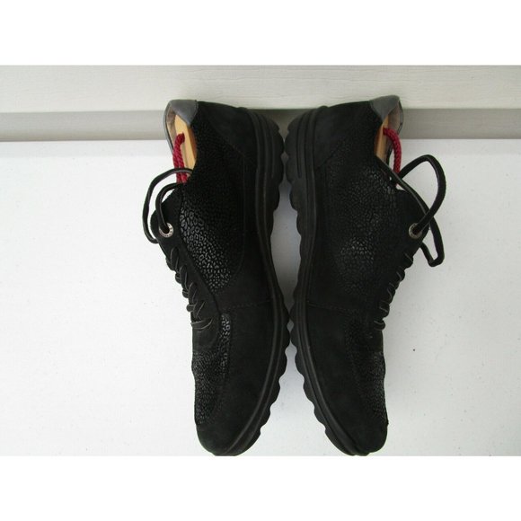 Hartjes Shoes Hartjes Xs Casual 2 Shoes Black Suede Walking Lace Up